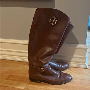 Brown Leather Riding Boots